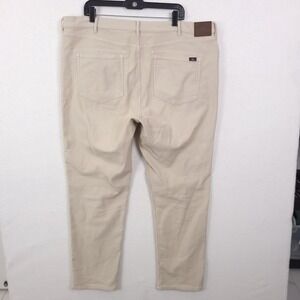 Faherty Movement 5-Pocket Pants Mens 42x32 Stone Beige MBF2437-STN Stretch Chino